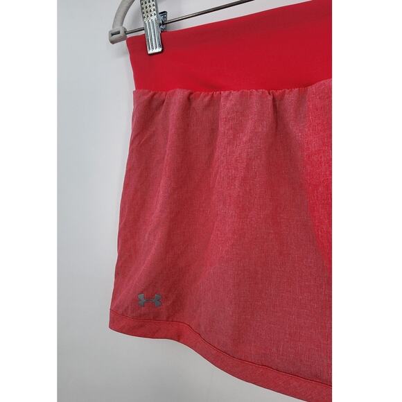 New NWT Under Armour Women Running Mileage Skort Large Pink Heat Gear - Picture 3 of 7
